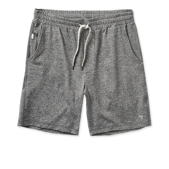 Vuori Men's Heather Gray Athletic Shorts